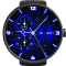 Neon Blue Watch Face