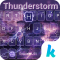 Thunderstorm Keyboard Background