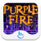 Purple Fire Keyboard Theme