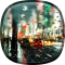 Rainy City Live Wallpaper HD