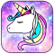Galaxy Unicorn Shiny Glitter Theme