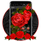 Luxury Black Red Rose Theme