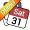 Status bar Calendar Demo