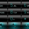 Dialer Black Aqua Gloss Skin