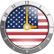 Flag Clock