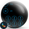 Black Blue Contacts & Dialer