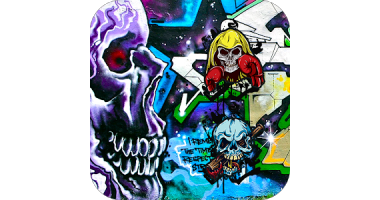 skull graffiti wallpaper theme APK for Android - free download on Droid  Informer